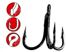 Тройник GAMAKATSU 16 №5/0 10 шт (33500)