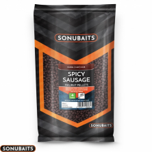 Пеллетс Sonubaits Spicy Sausage Halibut Pellets