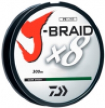 Шнур Daiwa J-Braid X8 300m (Dark Green) 0.42mm 103lb/46.5kg 