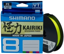 Шнур Shimano Kairiki 8 PE (Yellow) 150m 0.06mm 5.3kg