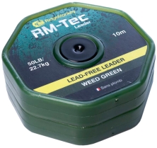 Лідкор RidgeMonkey RM-Tec Lead Free Leader 10m 50lb Weed Green 