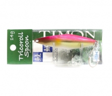 Блесна JACKALL/TIMON TRICOROLL SPOON 14G #PINK AYU 118