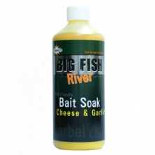 Аттрактант Dynamite Baits Big Fish Bait Soak Cheese&amp;Garlicl 500ml (DY1379)