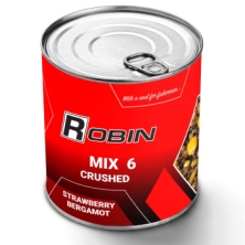 Зерновая смесь дробленная Robin MIX-6 900ml ж/б Клубника-Бергамот (21099)