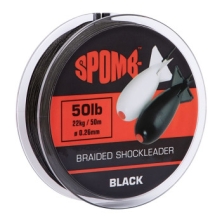 Лідер Fox Spomb braided leader 22kg 50lb Black (DBL002) 