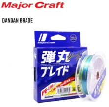 Плетеный шнур MAJOR CRAFT DANGAN BRAID X4 200М #2.5 MULTI