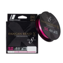 Плетеный шнур MAJOR CRAFT DANGAN BRAID X8 150М (EGING) NEW #0.6 PINK