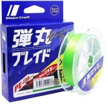 Плетеный шнур MAJOR CRAFT DANGAN BRAID X8 200М #0.6 GREEN