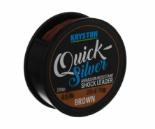 Шок-лидер KRYSTON Quicksilver Shock Leader 25 lb Gravel Brown