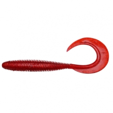 Силікон Megabass KEMURI CURLY 2.5 "CLEAR RED 