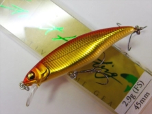 Воблер Megabass GREAT HUNTING 45 FLAT SIDE (F) col. M AKAKIN 