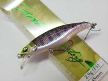 Воблер Megabass GREAT HUNTING 45 FLAT SIDE (FS) col. AL INDICATOR YAMAME 