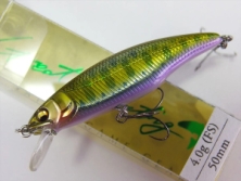 Воблер Megabass GREAT HUNTING 50 FLAT SIDE (FS) col. TAKUMI SAKE CHIGYO 