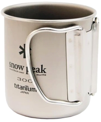 Кружка Snow Peak MG-042FHR Titanium Single Wall Cup 300ml 