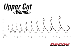 Крючок Decoy Worm9 Upper Cut #6 (9 шт/уп)