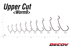 Гачок Decoy Worm9 Upper Cut #4 (9 шт/уп) 