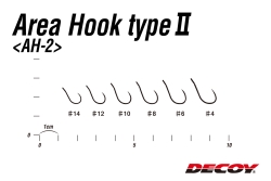 Гачок Decoy Area Hook II Mat Black 14, 8 шт/уп 