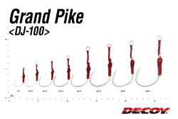 Крючок Decoy DJ-100 Grand Pike #1 (3 шт/уп)