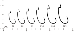 Крючок Decoy Worm37 Kg Hook Narrow #3 (9 шт/уп)