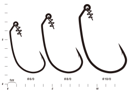 Крючок Decoy Worm30M Makisasu Hook Magnum #6/0 (4 шт/уп)