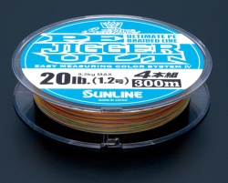 Шнур Sunline PE-Jigger ULT 200m (multicolor) #0.6/0.128mm 10lb/4.5kg 