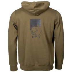Толстовка Nash Make It Happen Hoody Fish Logo Green XL 1шт