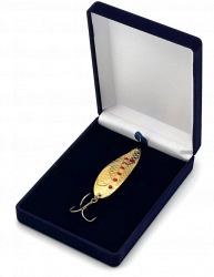 Блесна Finnex &quot;Legend&quot; нат. позолота 24K + Swarovski (Sapphire) 20g