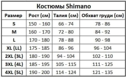 Костюм Shimano Gore-Tex Basic Warm RB-017T black L