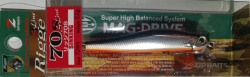 Воблер ZIP BAITS RIGGE 70S 840 MN SILVER SHAD 