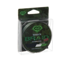 Шок-лідер Carp Pro Diamond Shock Braid PE X8 0.16мм 50м Dark Green 