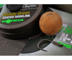 Поводковий матеріал Korda с покрыт. N-TRAP Semi-stiff 20 lb W.Grn 