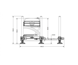 Платформа фидерная Preston Absolute Station White Edition 36 мм (арт.3838P0120002)