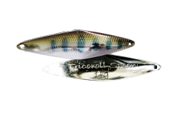 Блесна JACKALL/TIMON TRICOROLL SPOON 14G #SILVER YAMAME TROUT 040