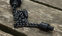 Соединительная цепочка для свингера Solar Black Stainless Chain Plastic Ended Ended Black 9inch/23cm 1шт