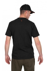 Футболка Fox Collection T-Shirt Black Marl Orange Logo M 1шт