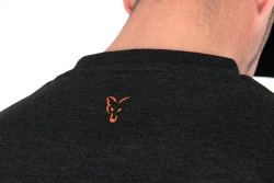 Футболка Fox Collection T-Shirt Black Marl Orange Logo M 1шт