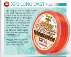 Леска флюоресцентная Trabucco T-Force XPS LongCast Fluo Orange 1200m Fluo Orange 0,203мм 5,42кг 1200м