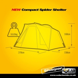 Палатка Solar SP Spider Compact Shelter 270x150x160см 1шт