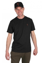 Футболка Fox Collection Black Marl Orange Logo XL 1шт 