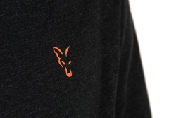 Футболка Fox Collection T-Shirt Black Marl Orange Logo S 1шт