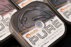 Поводочный флюрокарбоновый материал GURU PURE Fluorocarbon 4lb/0,16mm 50m