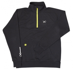 Толстовка Matrix Minimal Black/Marl + Lime 1/4 Zip XL 1шт