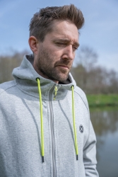 Толстовка Matrix Black Edition Full Zip Hoody Marl Grey / Lime Marl Grey / Lime M 1шт