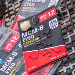 Крючки безбородые Preston MCM-B Eyed Barbless Size 8 10шт