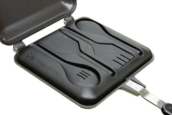 Тостер cо столовым набором Ridge Monkey Deep Fill Sandwich Toaster Black Edition XL 1шт