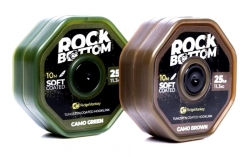 Поводковий матеріал в оболонці Ridge Monkey Rock Bottom Tungsten Coated Soft Camo Green 25lb 10m 