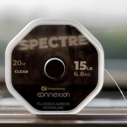 Поводочний матеріал флюрокарбоновий Ridge Monkey Spectre Fluorocarbon Hooklink Clear 20Lb/9,1kg 20м 