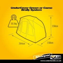 Палатка Solar Undercover Green Brolly System 264x150x150cm 1шт