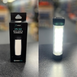 Фонарь палаточный - повербанк Wolf LPB-260 Bivvy Lights & Powerbank 1шт