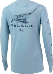 Реглан Pelagic Ultratek Hooded Fishing Shirt Gyotaku - Women`s L